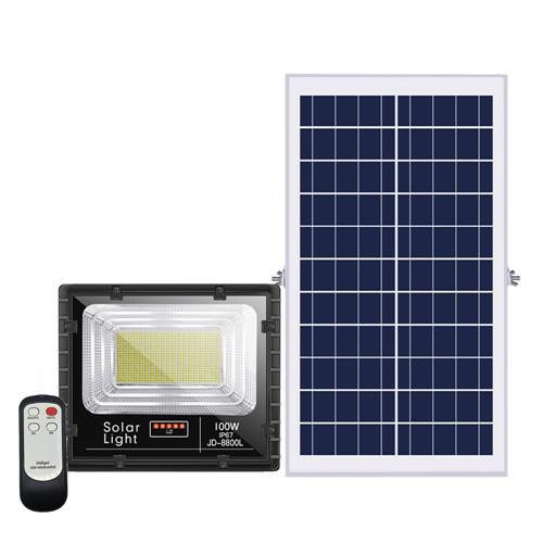 Đèn pha LED năng lượng mặt trời 100W JINDIAN JD-8800L Solar Light - Điện Việt