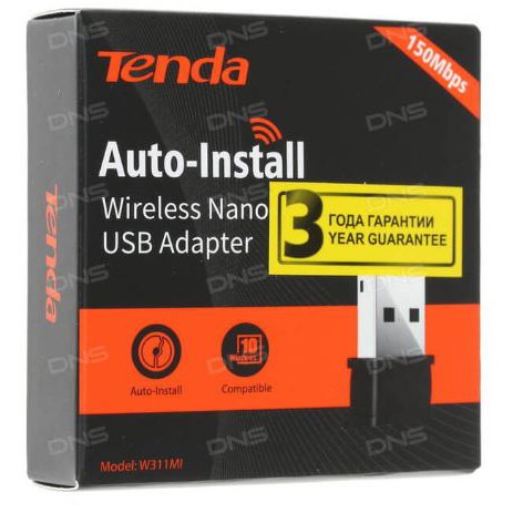 USB thu Wifi Tenda W311mi 150Mbps cho máy tính