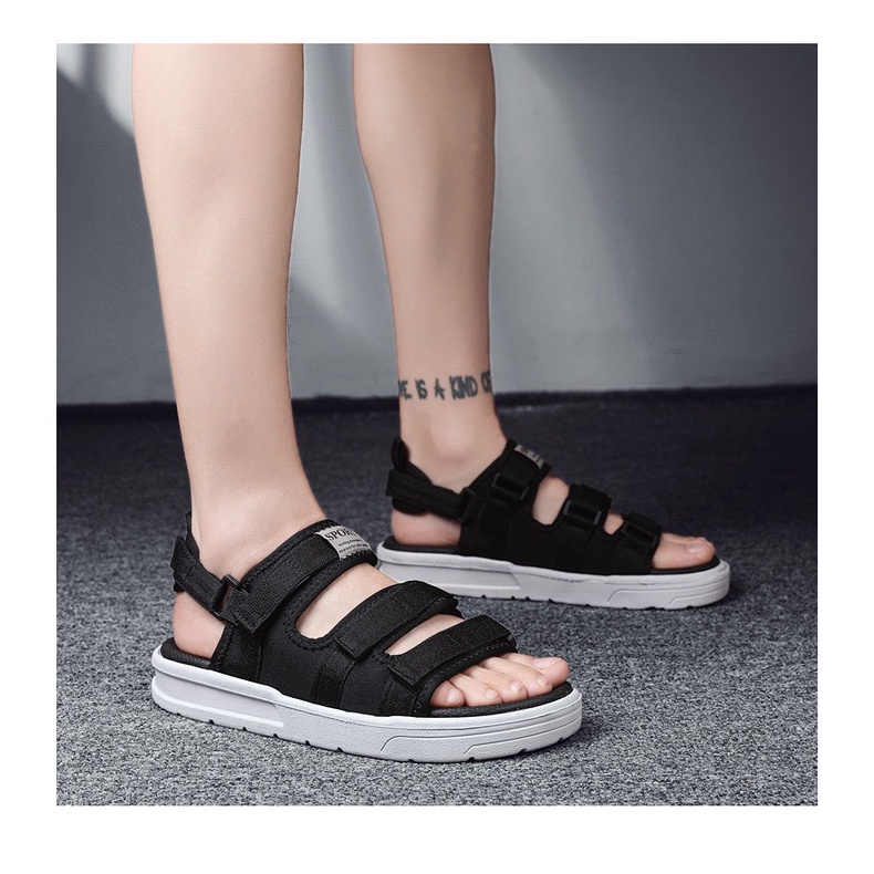 Sandal Nam Nữ  3 QUAI SPORT TRƠN SIỂU ĐẸP ĐƠN GIẢN