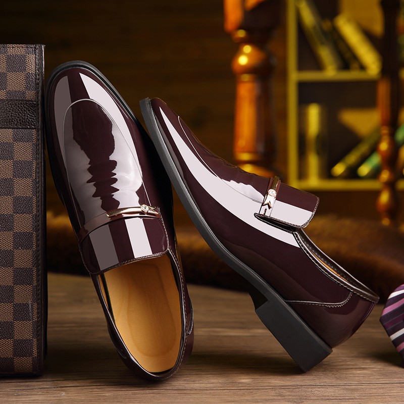 Giầy da nam bóng Italy GDN001