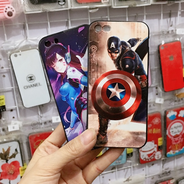 Ốp siêu nhân và cô gái ip 5,5S,5SE