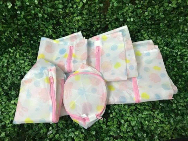 [FREESHIP50K] SET TÚI LƯỚI GIẶT ĐỒ 5 CHI TIẾT LOẠI HÌNH HOA