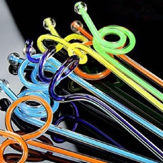 Que khấy sinh tố nhiều màu 2 lớp ngắn dài (Giá bán 10 cái)