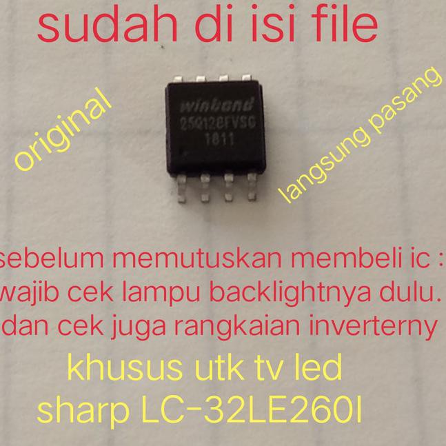 Bộ Nhớ Tv Led Ic Eprom Sharp Lc-32Le260I Lc-32Le2601