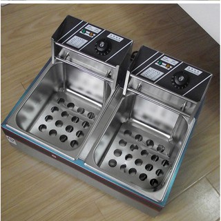 Bếp chiên nhúng điện đôi cao cấp