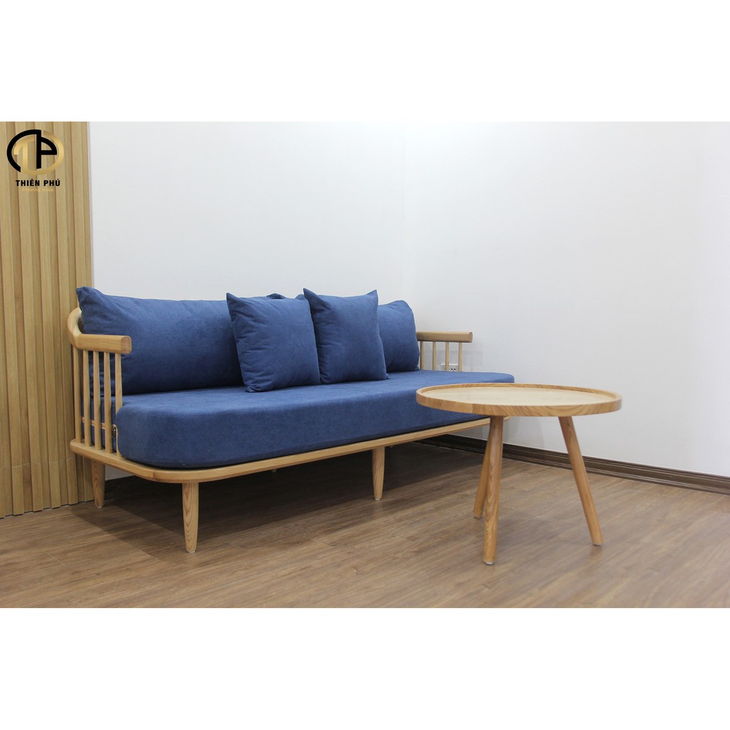 Sofa Gỗ Sồi Fly (Fly Chair)  + bàn trà - Sofa Chung Cư Đẹp