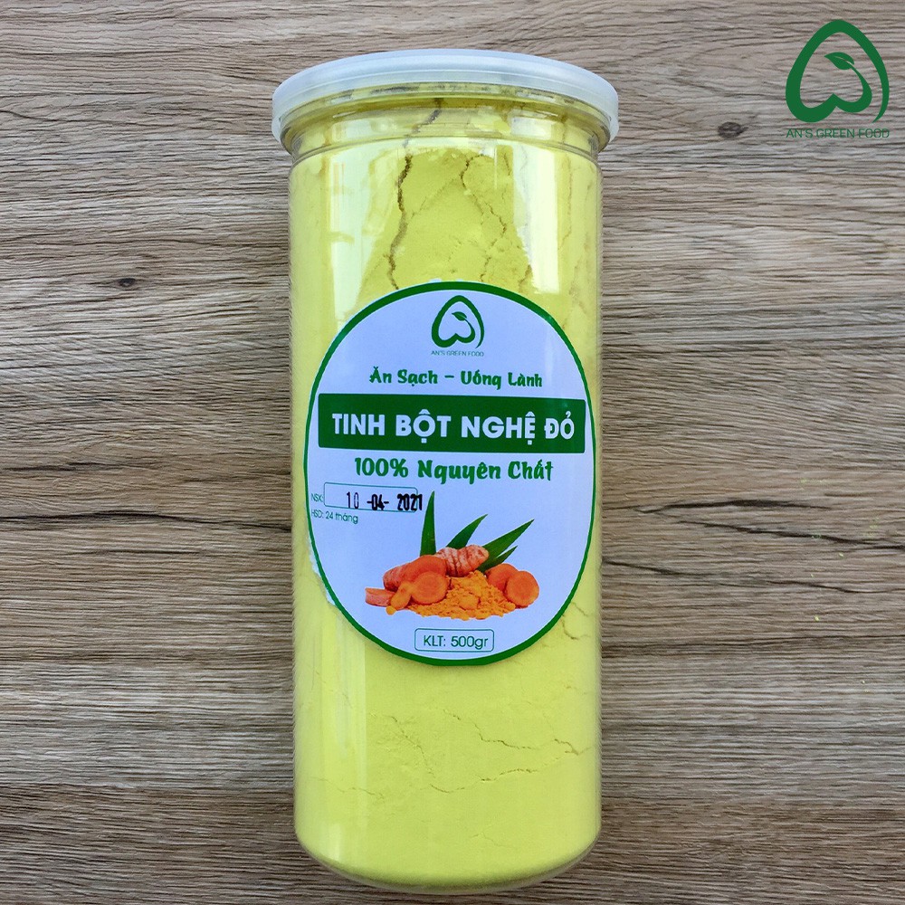 Tinh Bột Nghệ Đỏ Nguyên Chất Đăk Lăk - Nhà Tự Trồng & Tự Làm - An’s Green Food