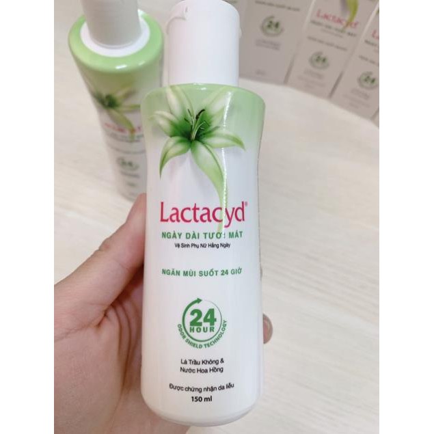 Dung Dịch Vệ Sinh Phụ Nữ Lactacyd 150ML/250Ml Lá Trầu Không - Nước Hoa Hồng