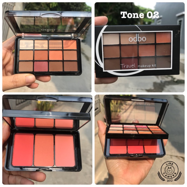 Kit trang điểm ODBO Travel Makeup Kit 2 tầng od1018 | BigBuy360 - bigbuy360.vn