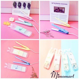 Máy duỗi tóc mini, máy là tóc, ép tóc nhiều màu 2 kiểu