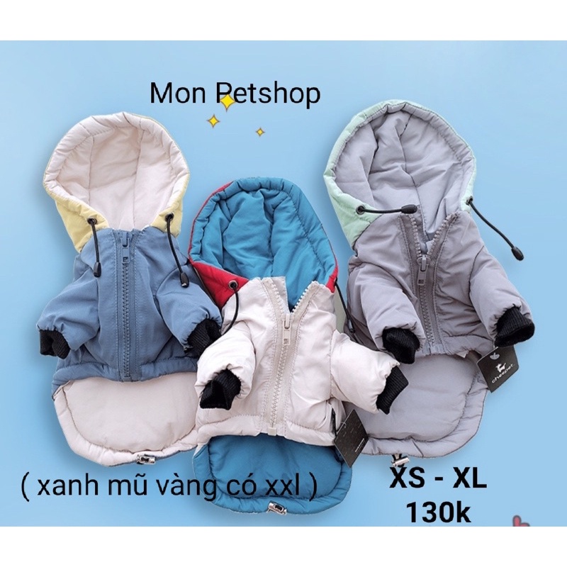 [ Hot sale ] Áo khoác phao gió kéo khoá siêu xịn