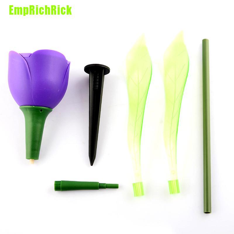 Đèn Led Hình Hoa Tulip Sử Dụng Năng Lượng Mặt Trời Trang Trí Sân Vườn