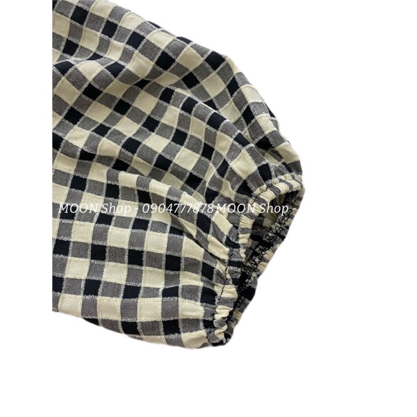 SH080322-Áo kẻ vạt chéo