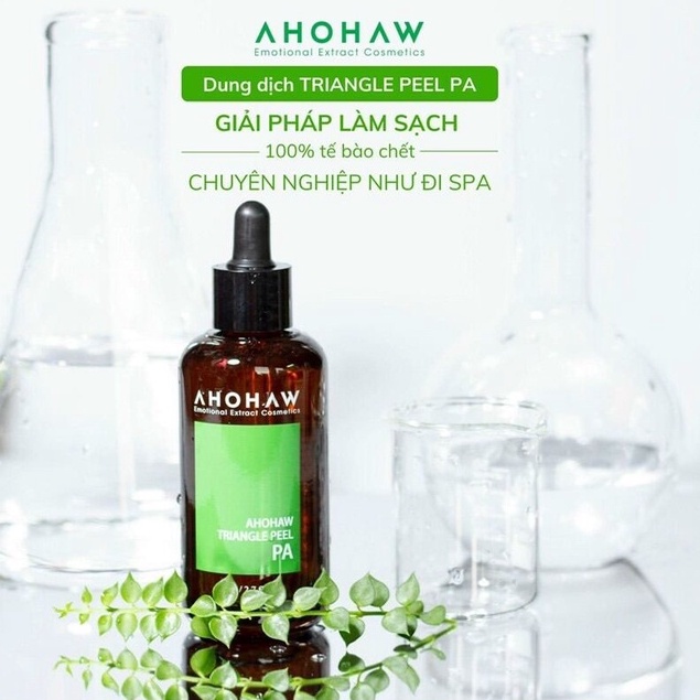 Peel Xanh Ahohaw Triangle Peel PA Tái Tạo Da Không Bong Tróc , Đỏ Da 10 - 30ml