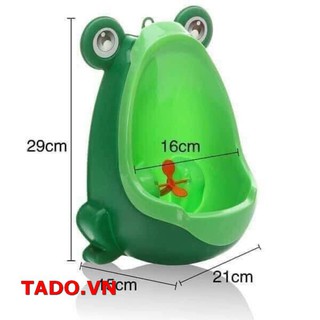 Bô tè dính tường, bệ tiểu mini cho bé trai hình chú ếch siêu kute GD527