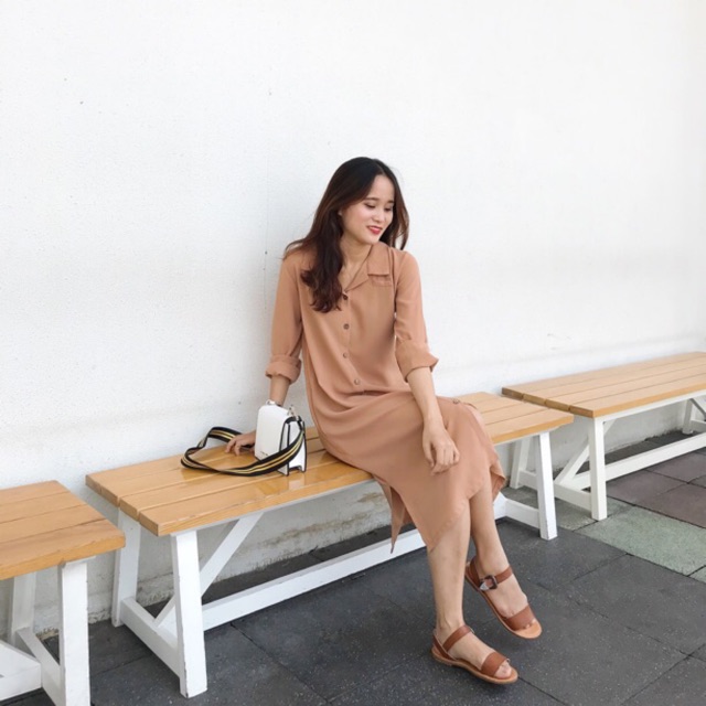 Lisa Dress - Váy sơ mi thiết kế Rozzy