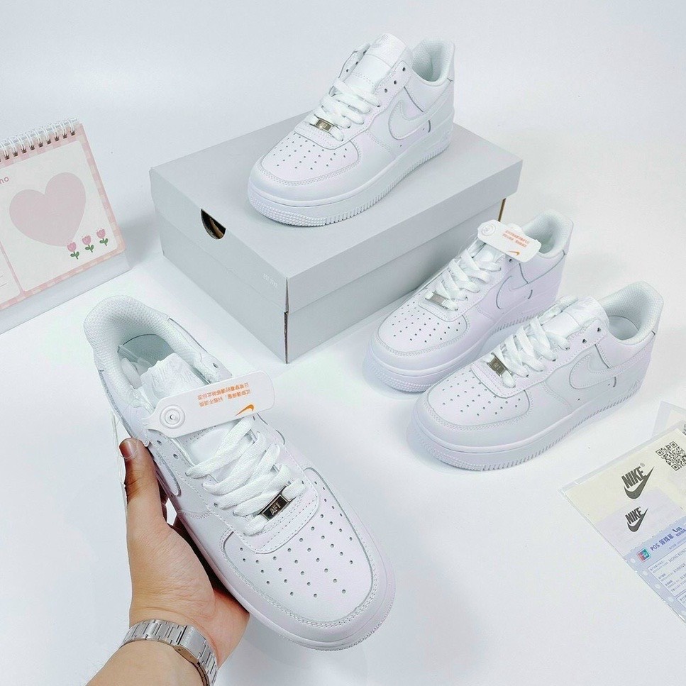 Giày thể thao sneaker Air Force 1 Full Trắng cực hót, dễ phối đồ | BigBuy360 - bigbuy360.vn