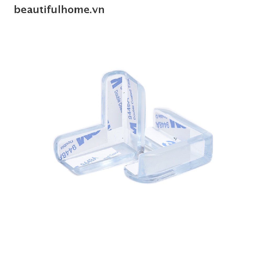 Bộ 4 Miếng Bọc Cạnh Bàn Bằng PVC Trong Suốt Bảo Vệ An Toàn Cho Bé