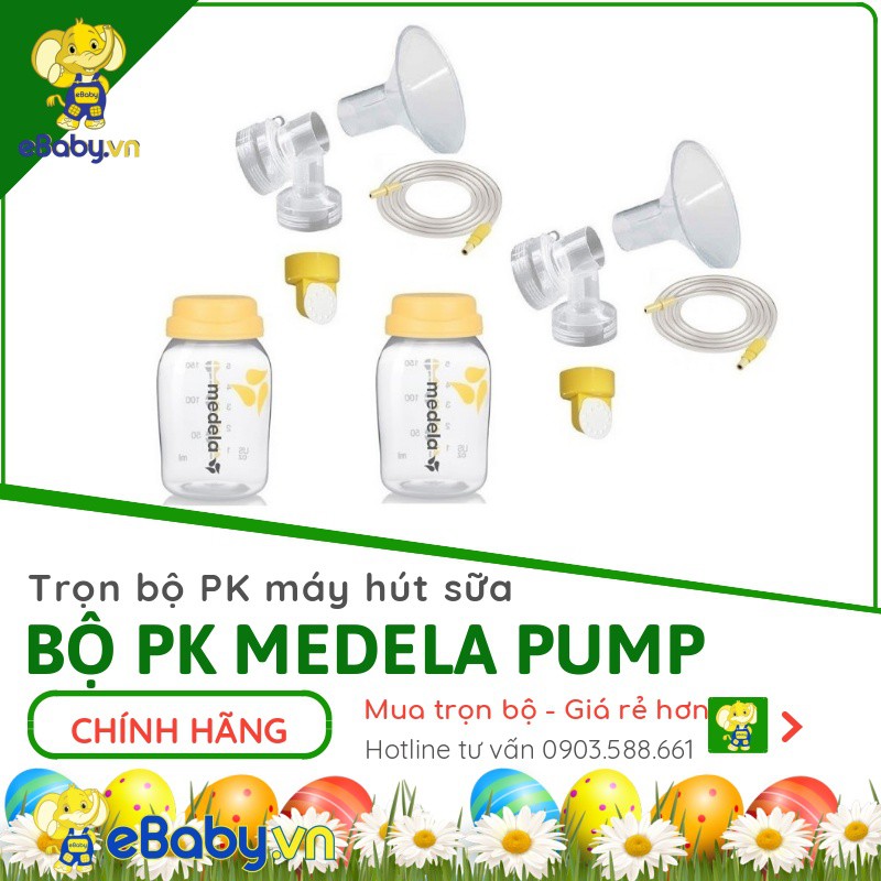 [ HÀNG CHÍNH HÃNG ] Phụ kiện máy hút sữa Medela Pump _ Hàng MỚI hoàn toàn ( LẺ ĐỦ BỘ ) dùng cho các máy hút sữa Medela