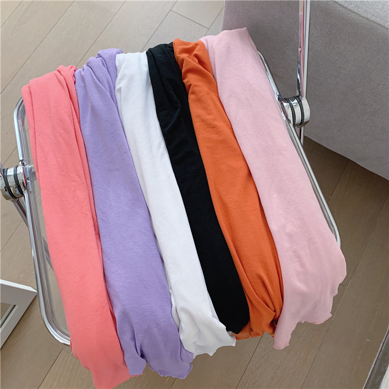 2020 spring and autumn Tops and Blouse high neck bottoming shirt Hong Kong flavor long sleeve t-shirt women