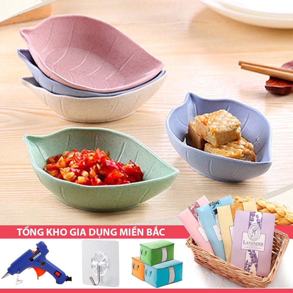 Đĩa Khay Đựng Gia Vị 1 Ngăn HÌNH ĐẸP - Chén Bát Nhỏ Đựng Nước Mắm, Nước Chấm, Xì Dầu Để Bàn Ăn Lúa Mạch