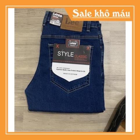 Quần jean thun nam - kiểu L1 BIGSIZE < 130kg (size 32-44) -b11