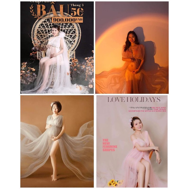 Váy chụp ảnh bầu