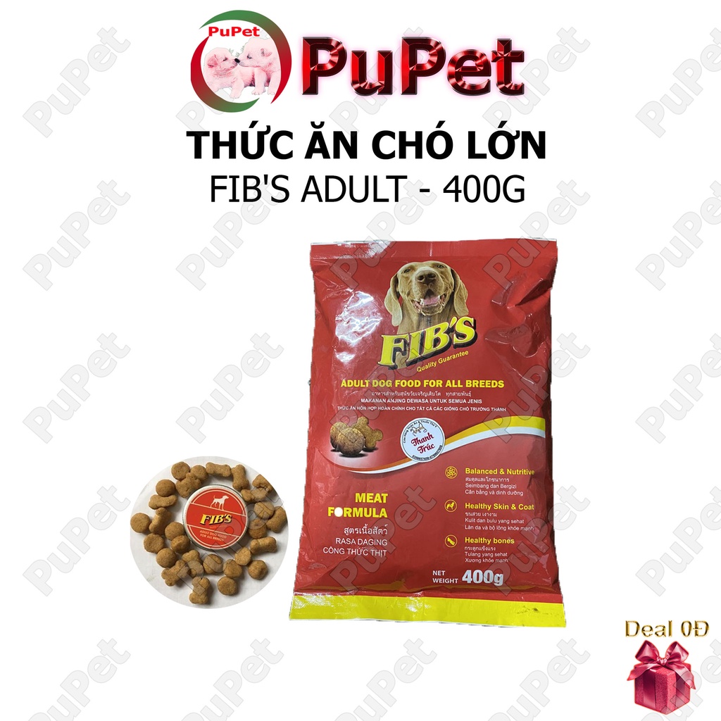 Thức ăn hạt khô Fib s Adult 400g cho chó trưởng thành - PuPet thumbnail