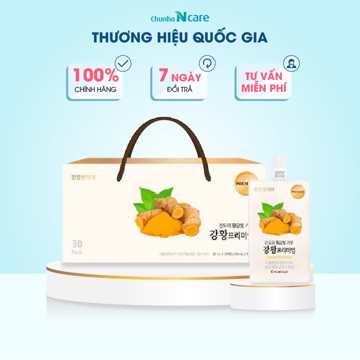 Nước Ép Dinh Dưỡng Tinh Chất Nghệ Tươi Chunho Ncare Tốt Cho Dạ Dày Tăng Hệ Miễn Dịch
