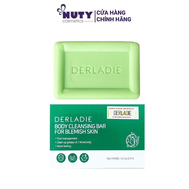 Xà Phòng Cơ Thể Derladie Body Cleansing Bar For Blemish Skin (50g)