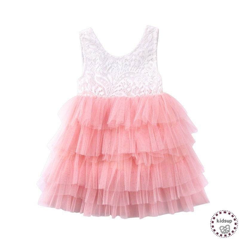 ✸ღ✸Newborn Baby Girl Lace Tulle Party Pageant Dress Prom Wedding Bridesmaid Dresses