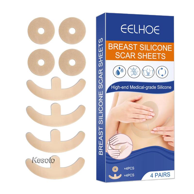 Miếng Dán Silicone Hỗ trợ giảm sẹo Nhanh Chóng Cho Keloid