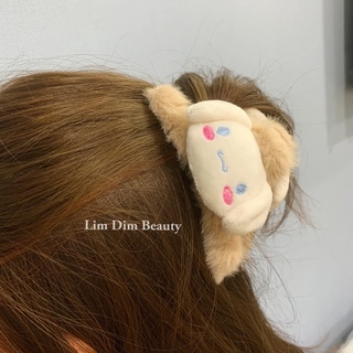 Kẹp Gắp Tóc Lông Sanrio Cinnamonroll, Pompompurin Dễ Thương