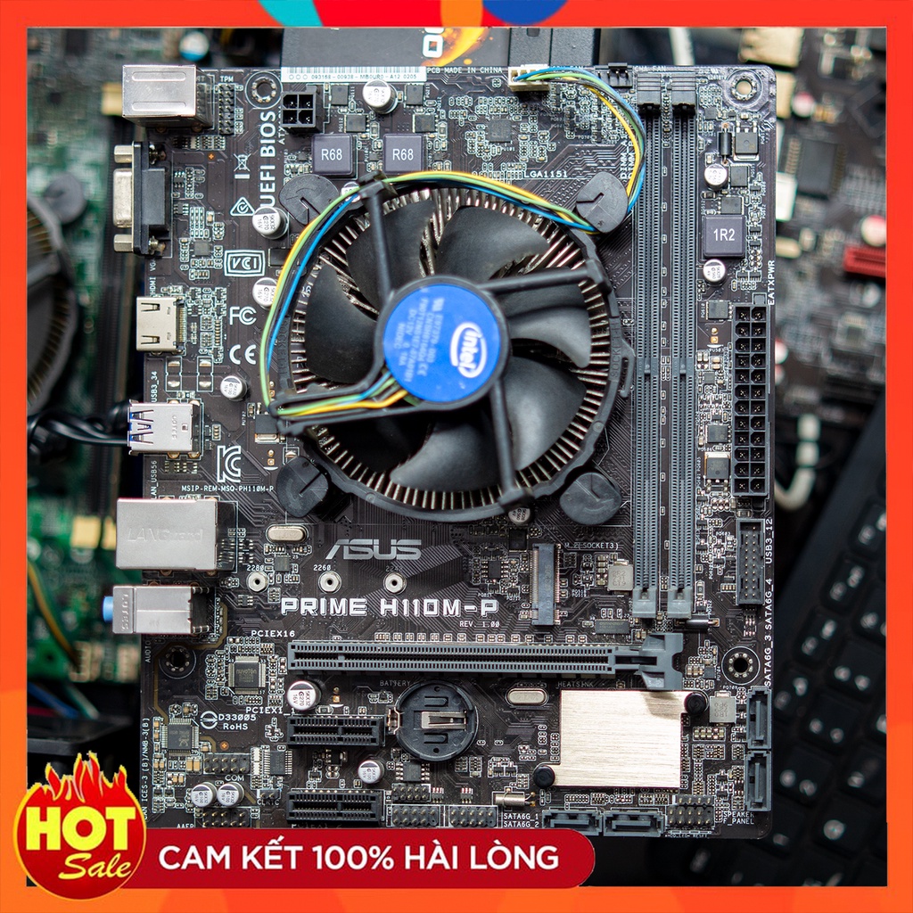 Combo H110 + CPU G4500/ I3 6100/ i5 6500 Bảo hành 1 đổi 1