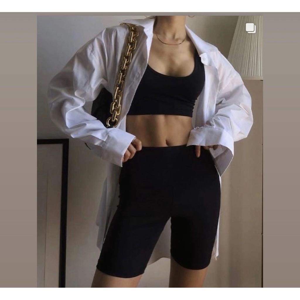 Set Biker Tôn Dáng Năng Động Thoải Mái Đi Chơi Đi Tập Viibodysuit | BigBuy360 - bigbuy360.vn