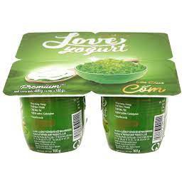 Sữa Chua Ăn Love Yogurt Cốm - Vỉ 4 Hộp 100g