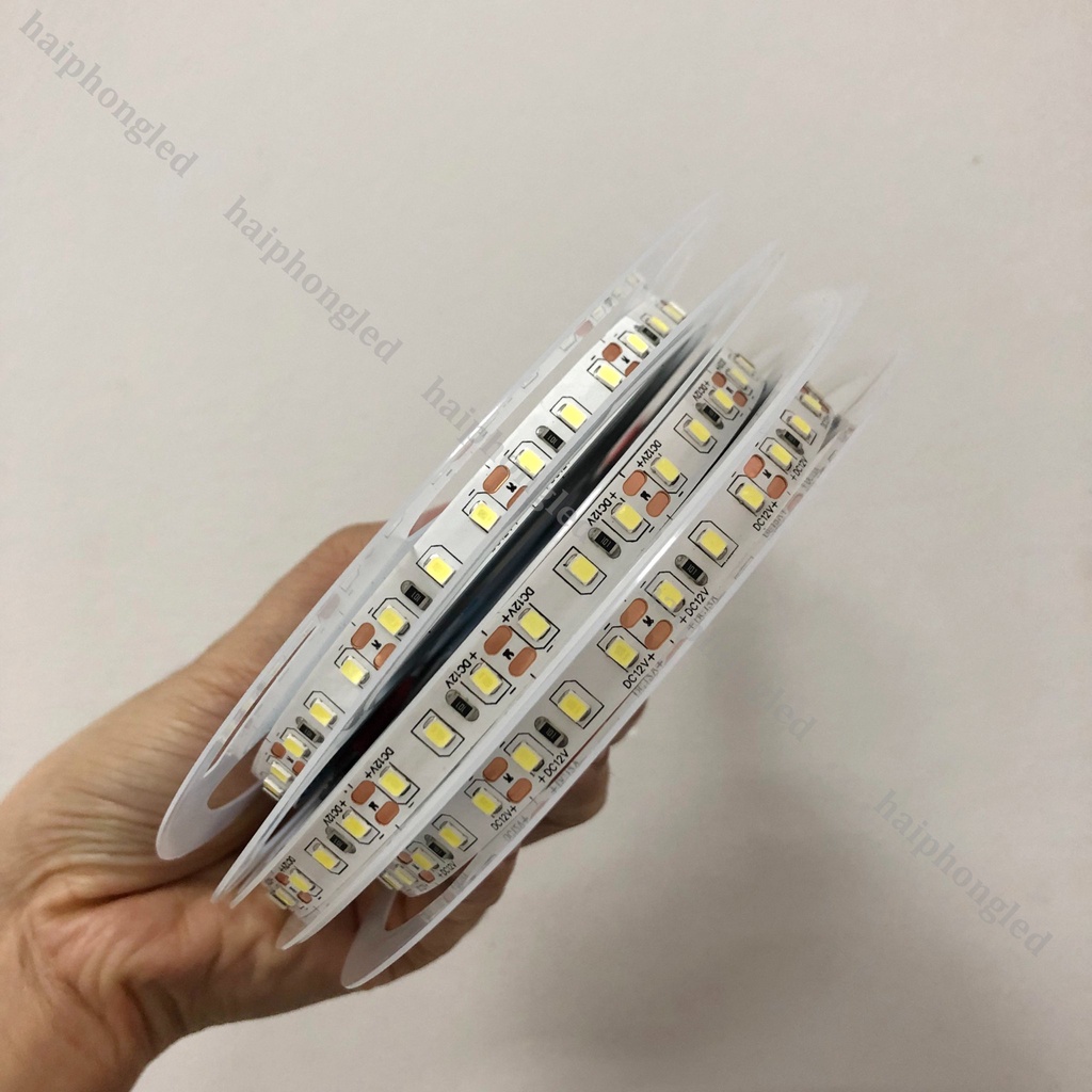 Cuộn led dây smd 2835 120 led m , led dán12v 5m  6500k - 3000k siêu sáng giá rẻ loại tốt trang trí tủ bếp, kệ trưng bày
