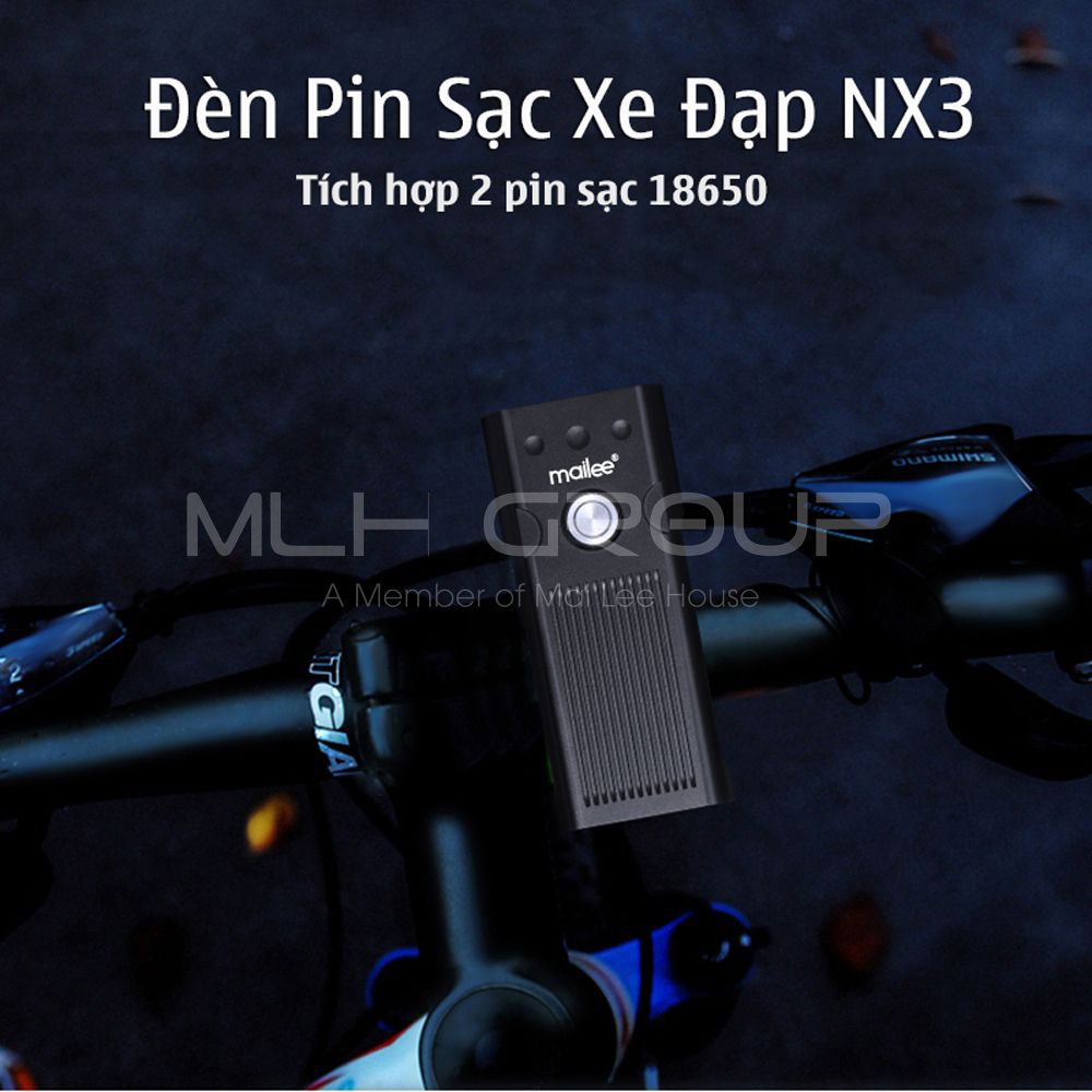 Đèn Pha Trước Xe Đạp Có Sạc USB Siêu Sáng Cao Cấp Chống Nước MLH