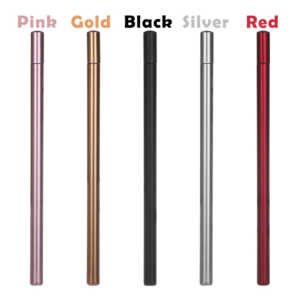 Bút mực gel kim loại giả màu đen sáng tạo đa ứng dụng