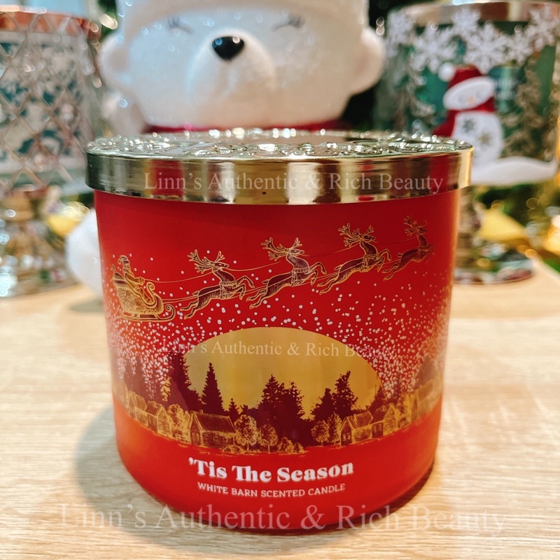 TIS THE SEASON - Nến Thơm 3 Bấc Bath &amp; Body Works Usa