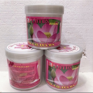 Hấp dầu kem xả ủ tóc hoa sen LK 500ml 1000ml 💞 (hũ xám tem hồng)