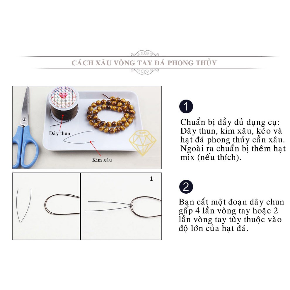 Kim Xâu Vòng Chuỗi Hạt Chất Liệu Thép Không Ghỉ Kích Thước 0,2MM