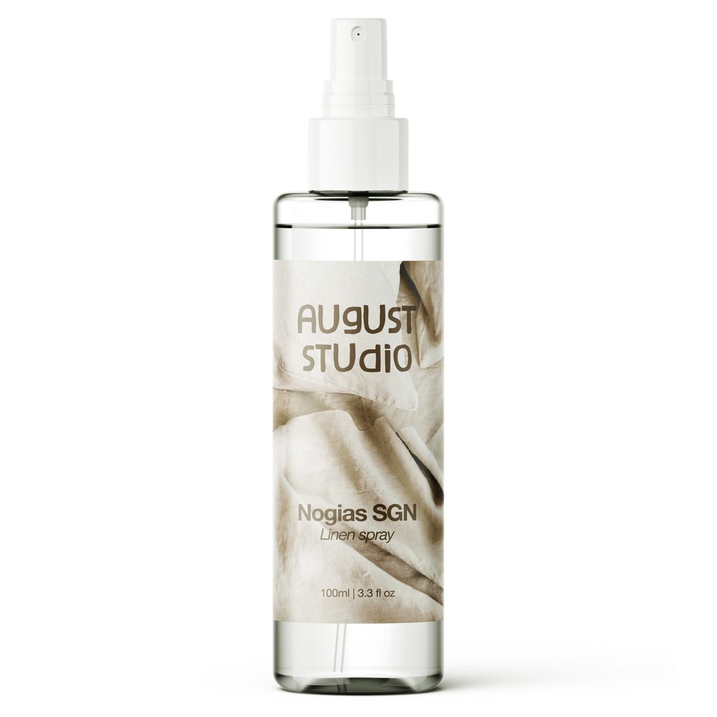 Xịt thơm đa năng August studio chai 100ml khử mùi toilet, giày, phòng ngủ, phòng bếp, rèm cửa