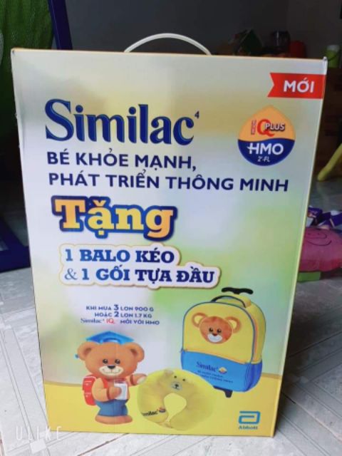 Balo kéo tặng kèm gối kê cổ