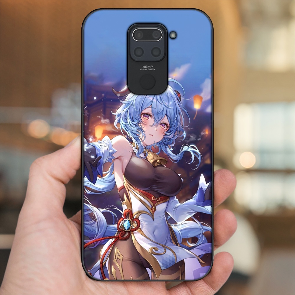 Ốp lưng Xiaomi Redmi Note 9 viền đen in hình Ganyu Genshin Impact
