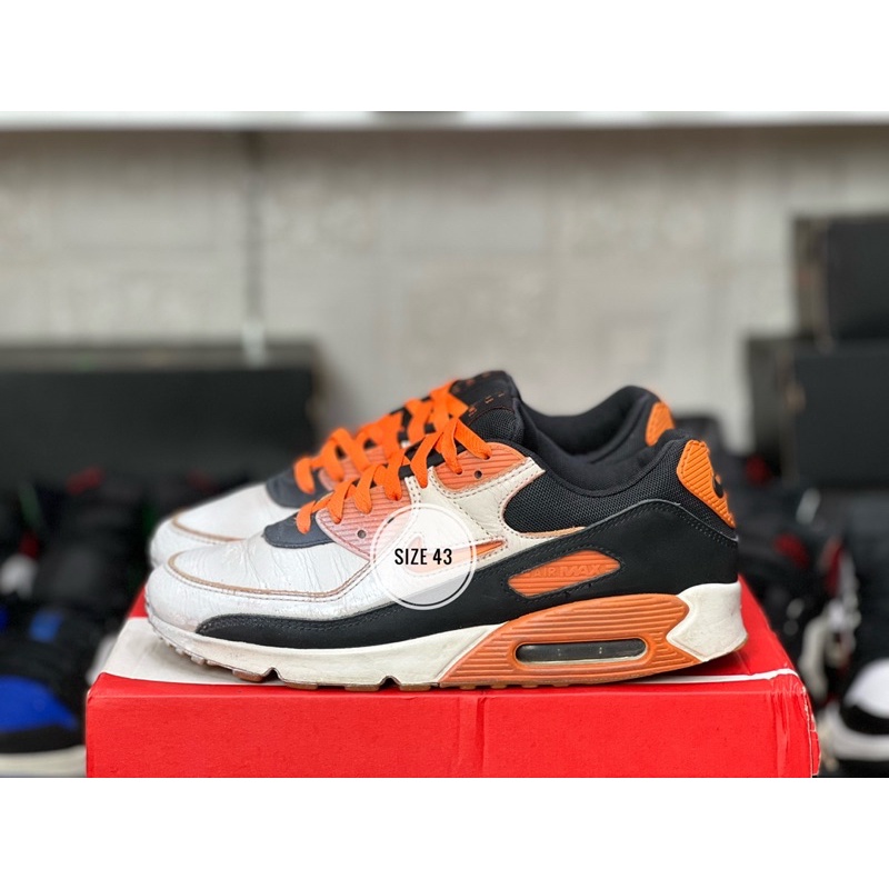 Giày thể thao chính hãng Nike Am90 Home &away safety orange 2hand