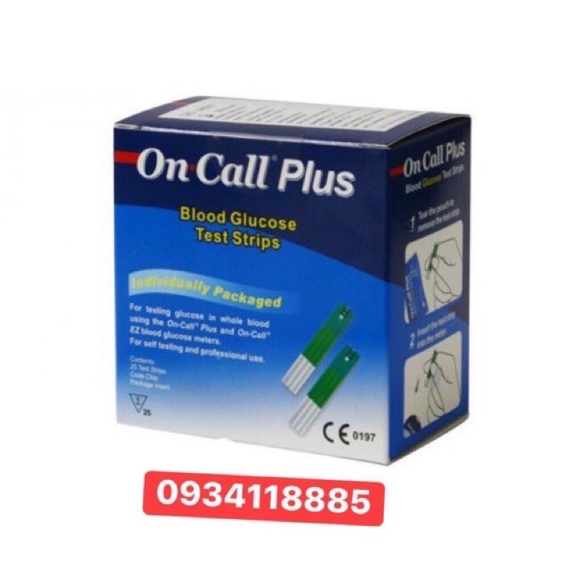 Que thử đường huyết OneCall Plus (25 que)