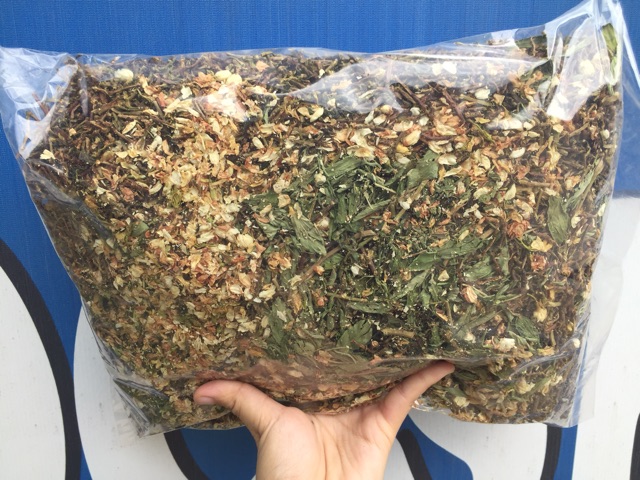 1kg Trà Sơn Mật Hồng Sâm Loại 1 (nhiều hoa nhài, cỏ ngọt)