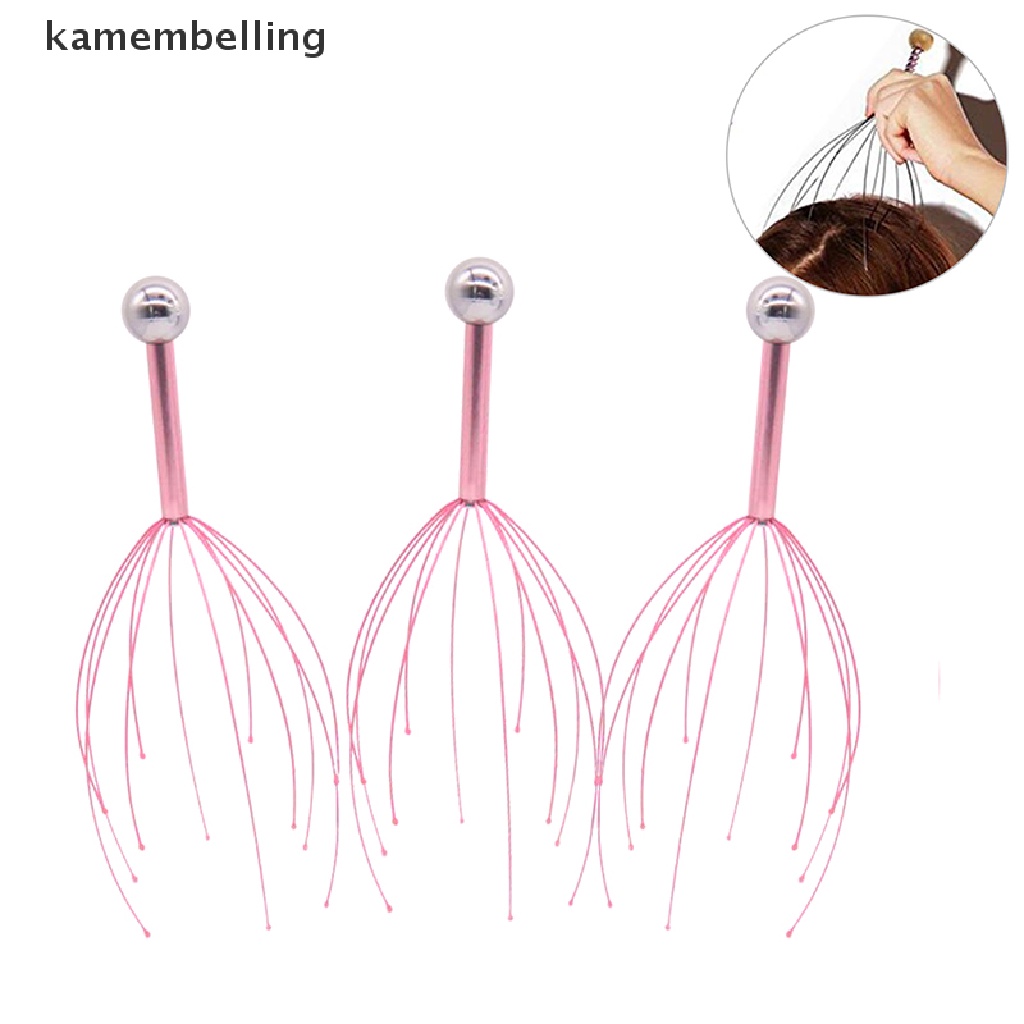 Dụng Cụ Mát Xa Da Đầu Hình Đầu Bạch Tuộc Giúp Giảm Căng Thẳng Chăm Sóc Sức Khỏe