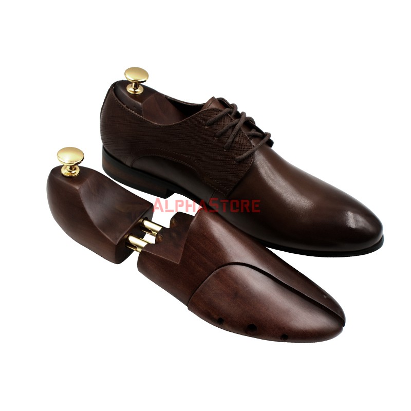 Black Edition - Shoes Tree Gỗ Đen - Cây Giữ Form Giày Gỗ Tuyết Tùng Sơn Đen, Hàng Cao Cấp Cedar Green